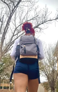 DIVINE redbone college athlete - booty shorts + VPL