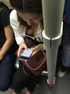 Subway Breast Creepshot