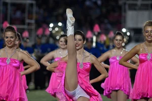 Candid cheerleaders