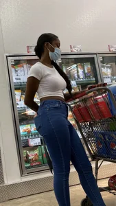 Sexy Ebony with Hips, Ass, and Leggggggggs!