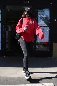 Vanessa Hudgens with GG Magree seen outside Earthbar in West Hollywood