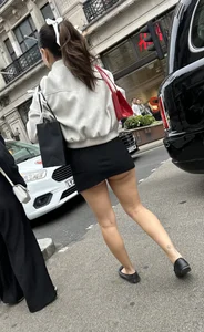 Short skirt cheeks hanging out this petite Spanish lunchable