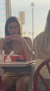 Sorority chicks go to to InNOut half naked