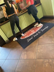 Sexy brunette with a nice ass in tight Lulus while getting food