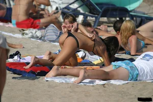 Sexy beach and bikini girls
