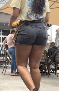PERFECT Ass in Tiny Shorts