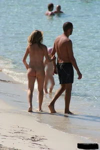 Bunch of sexy ladies on a nude beach