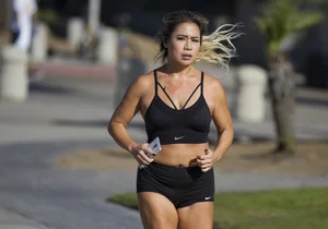 Amazingly hot candid sweaty girls jogging creepshots