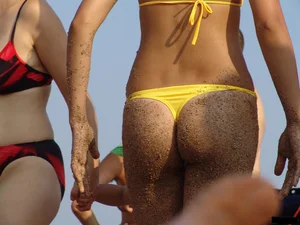 Sexy beach and bikini girls