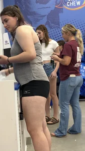 Jean shorts legs and booty 0710