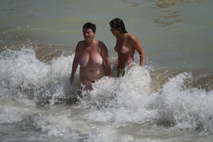 Continesti nude beach girls in Romania
