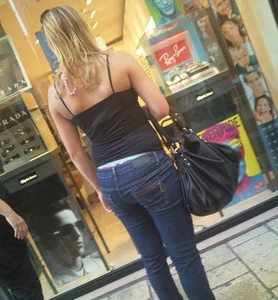 Huge collection of whale tails, ass cracks and panty peeks in public