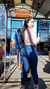 Latina mom in tight jeans