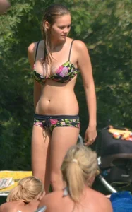 Bunch of sexy girls in bikinis with nice bodies