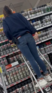 Oh My Stars! Tight AF On A Ladder🤩
