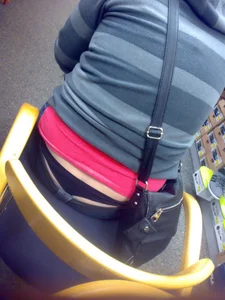 Huge collection of whale tails, ass cracks and panty peeks in public