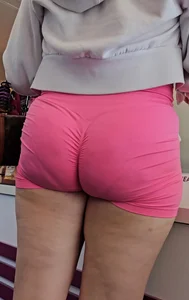 Two girls in shorts