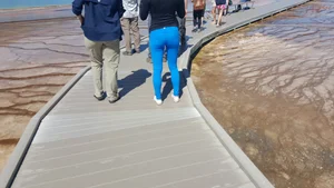 Bubble Booty in Tight Blue Pants