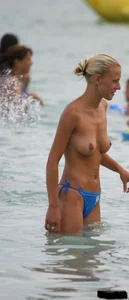 Beach voyeur girls in bikinis, thongs and topless
