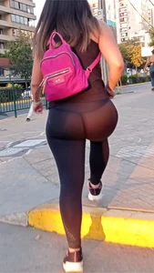 Fitness latina with bubble butt