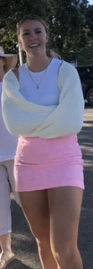 Small pink skirt