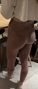 Sexy tight ass in spandex and short