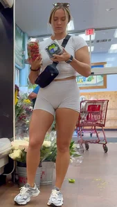 Blonde looking DEFYNE in those white shorts
