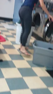 Laundromat leggings OC. caught?