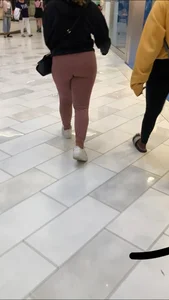 Tan leggings( almost got caught)