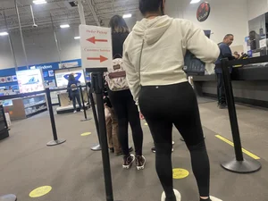 Small cute Latina milf with plumpy ass