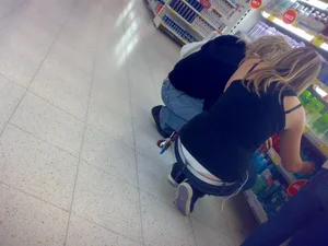 Huge collection of whale tails, ass cracks and panty peeks in public
