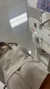 Wedgie with a nice jiggle in shorts