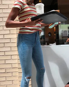 Tight round close up at the food court
