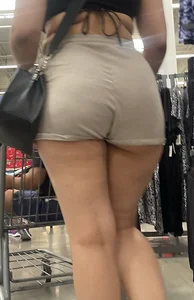 Hot Lightskin Milf in Shorts