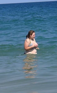 Busty bbw girl couldn’t contain huge boobs in bikini pt 2