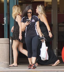 Candid girls in leggings and tights
