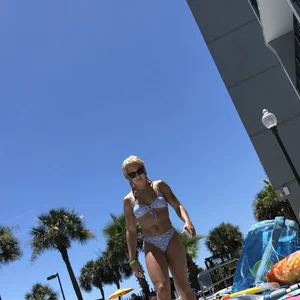 Hot blonde in bikini!!  10/10