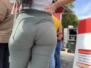 Mature Fit Thick Round Pear Phat Ass Bubble Booty VPL