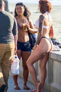 San Diego beach various sexy girls in bikinis