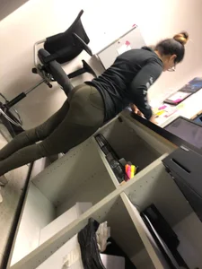 Latina milf coworker
