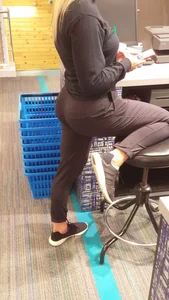 Nice Booty in Brown Pants