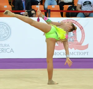 Candid gymnasts