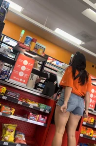 Hottie in the gas station
