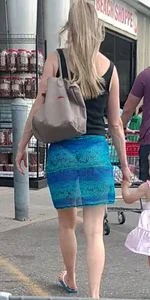 See thru Milf dress