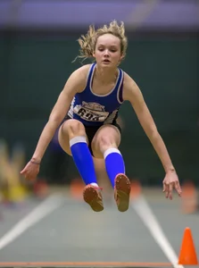 Canadian girls at an Alberta track and field tournament