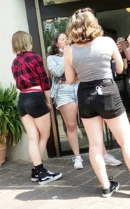 Bunch of Teens in Shorts