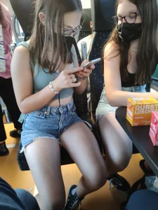 German Teen Sluts On A Train