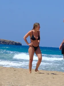 Three thong bikinis from holiday