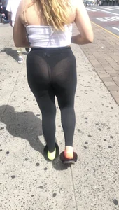 See thru Latina showing out