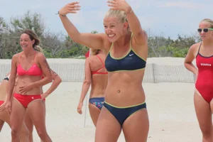 Bunch of sexy lifeguard tournament girls from 2013